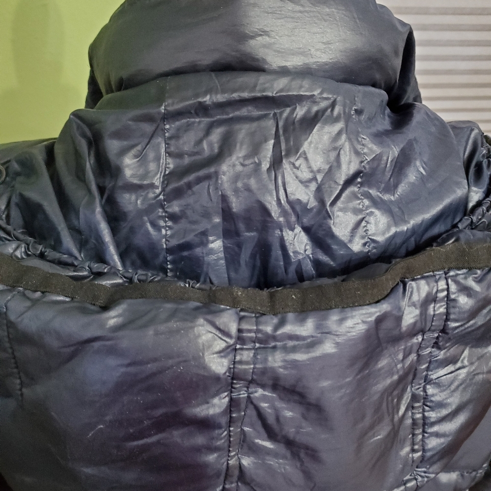Andrew Marc large puffer coat. Large. Navy blue - Picture 6 of 9